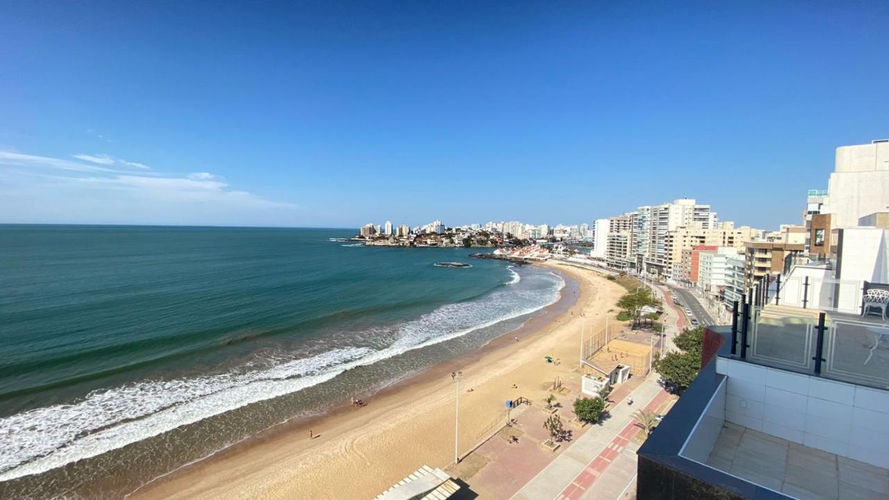 Vista Panoramica Para O Mar Da Praia Do Morro Guarapari Apartment Exterior foto